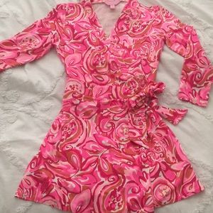 Lilly Pulitzer Karlie Wrap Romper XS
